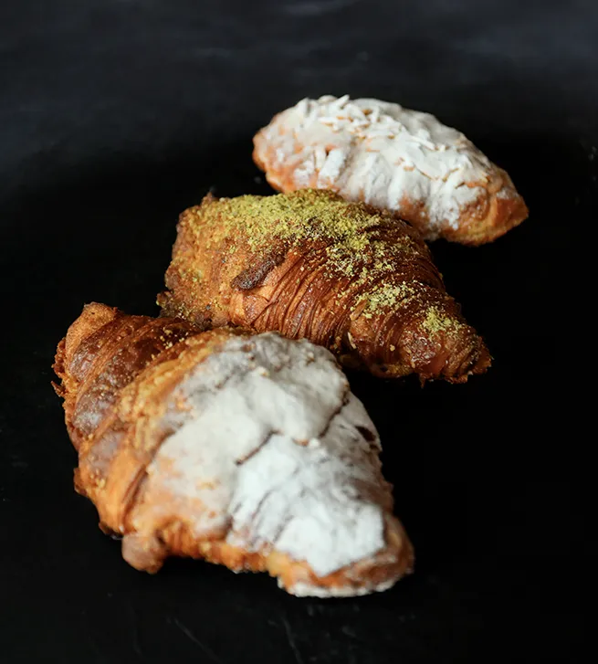Cruasanes rellenos de distintos sabores