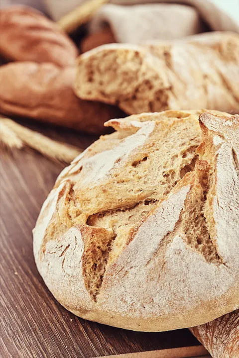 Hogaza de pan artesana